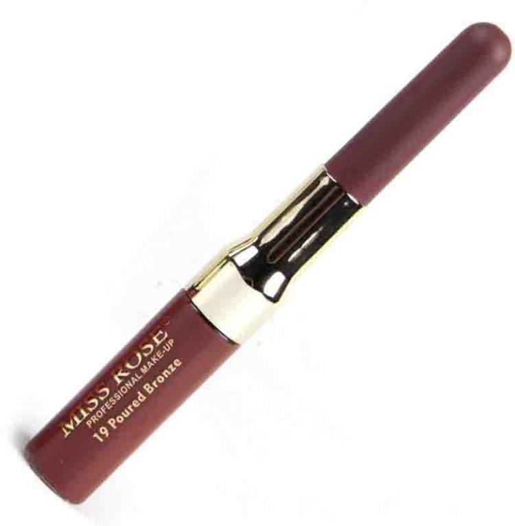 MISS ROSE Liquid Liner Lipstick 19 Poured Bronze Price in India