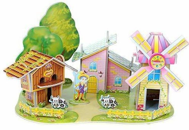 Webby Jigsaw Puzzle with Real Plant Eductaion Toy,38Pcs