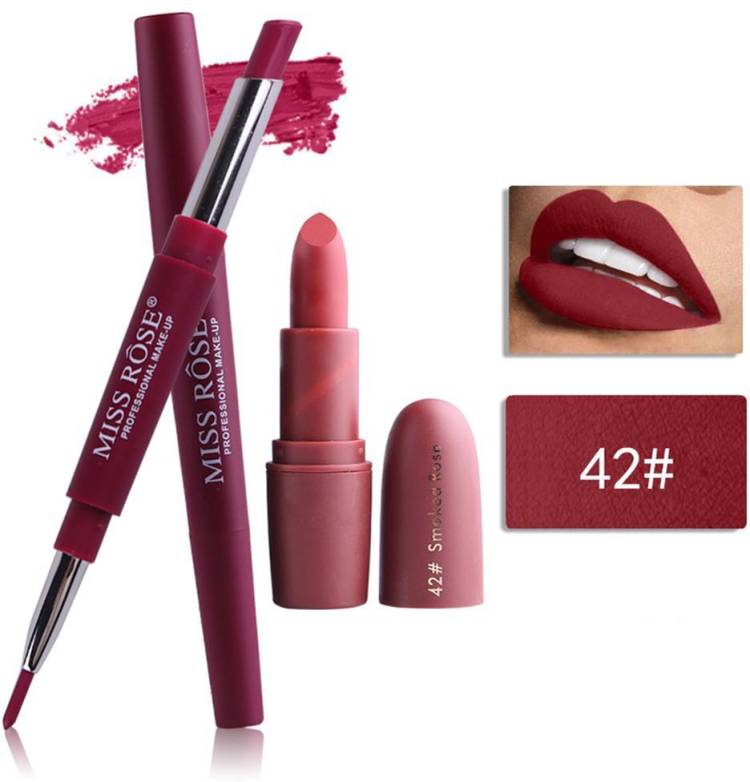 MISS ROSE Combo 2 Matte Lipstick Price in India