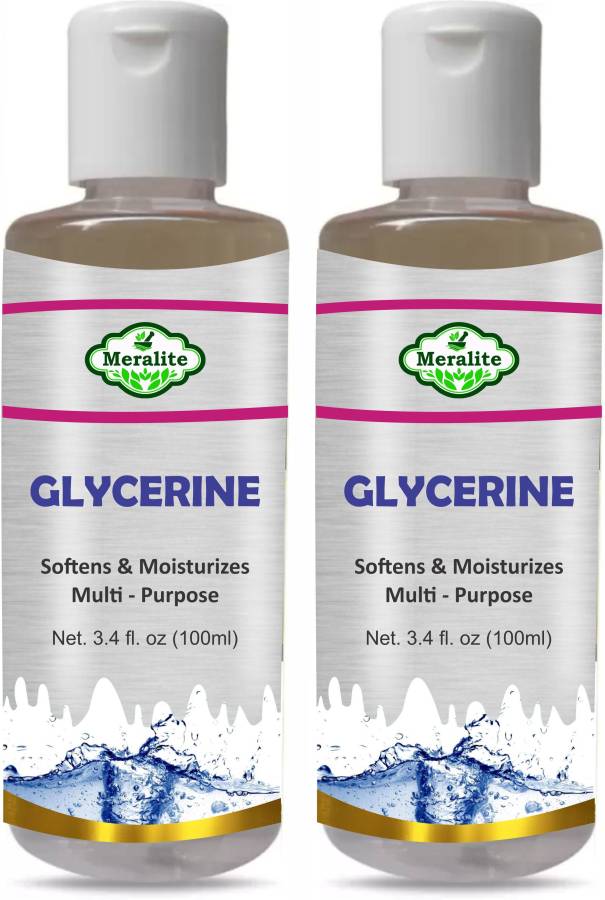 Meralite Glycerin for Beauty and Skin Care (100ml) Pack of 2 Price in India
