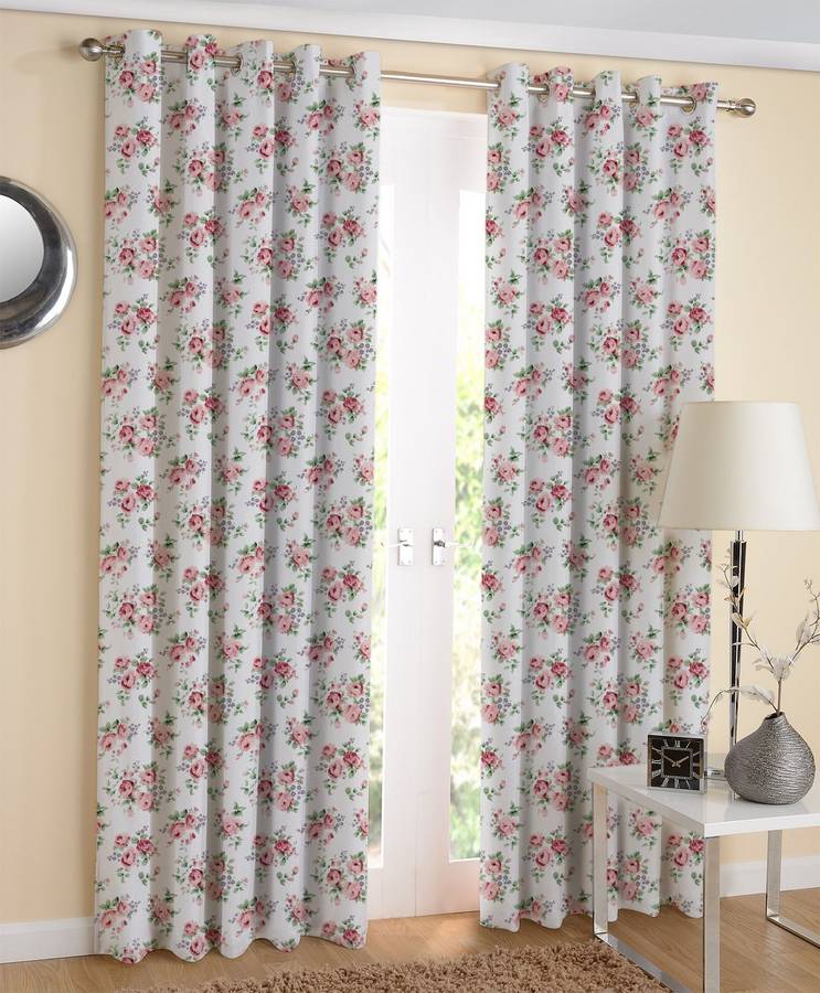 AIRWILL 214 cm (7 ft) Cotton Door Curtain (Pack Of 2)