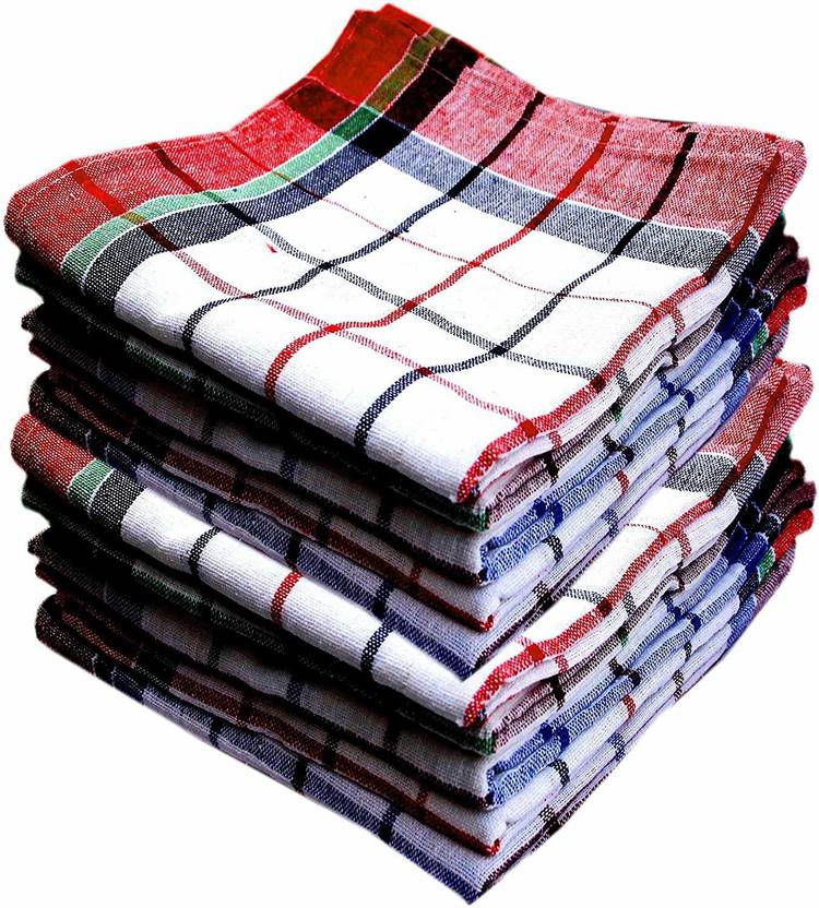 Chiyu Kitchen big size chapatis Napkin & cleaning cloth Multicolor 20 x 20 inch pack of 10 Multicolor Napkins