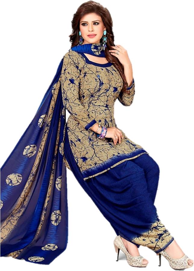 Design Willa Crepe Printed Salwar Suit Material