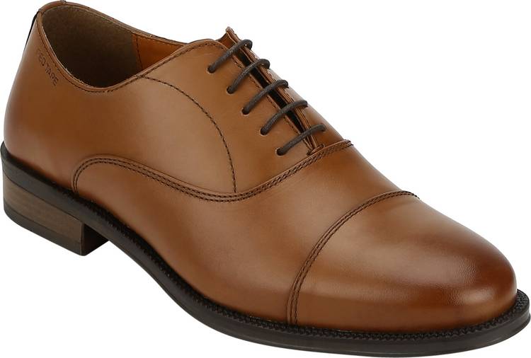 Formal Leather Toecap Lace Up For Men