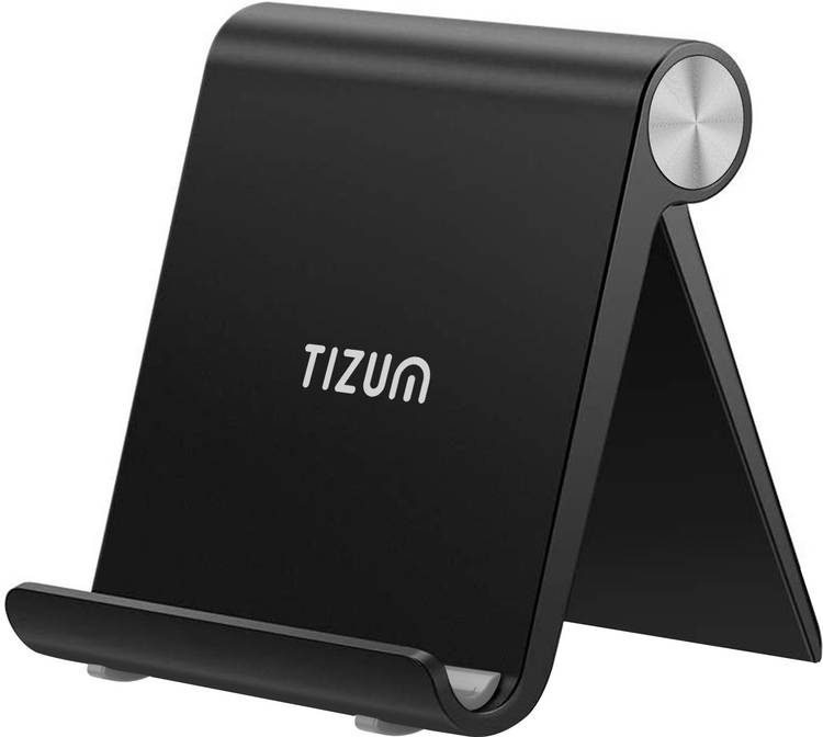 TIZUM Foldable Portable Desktop Stand for Phone, Tablets Mobile Holder