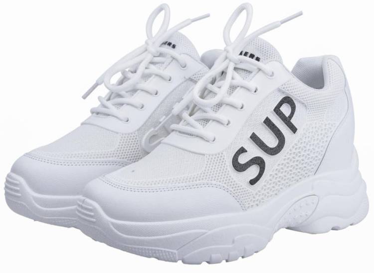 Ladies Inner High Heel Sports Leisure Lace Running Shoes,Super Soft and comfortable Sneakers Running Shoes For Women
