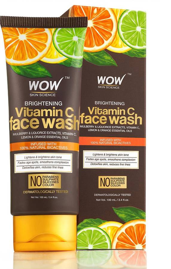 WOW Skin Science Vitamin C  100ml Tube Face Wash