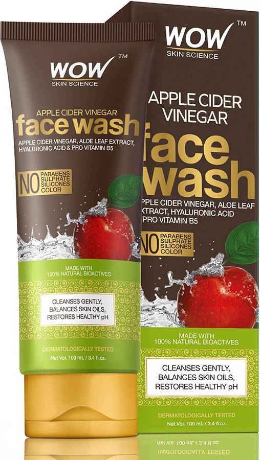 WOW SKIN SCIENCE Apple Cider Vinegar  100mL Tube Face Wash