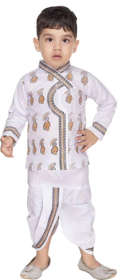 Boys Festive & Party Dhoti & Kurta Set