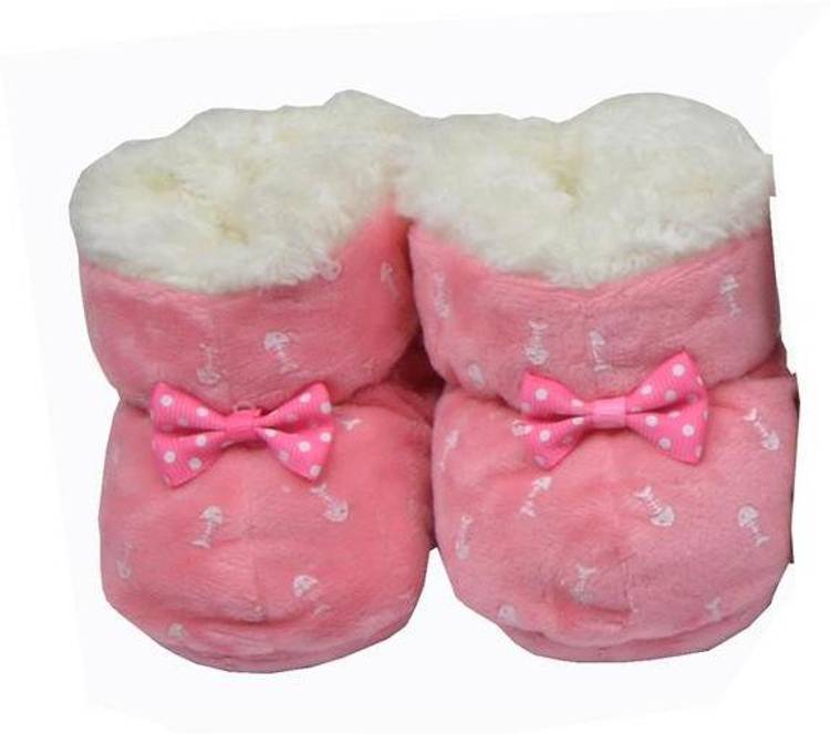 Angel Mommy Soft Velvet Baby Bootie Booties