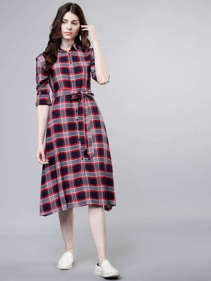 Women Shirt Multicolor Dress