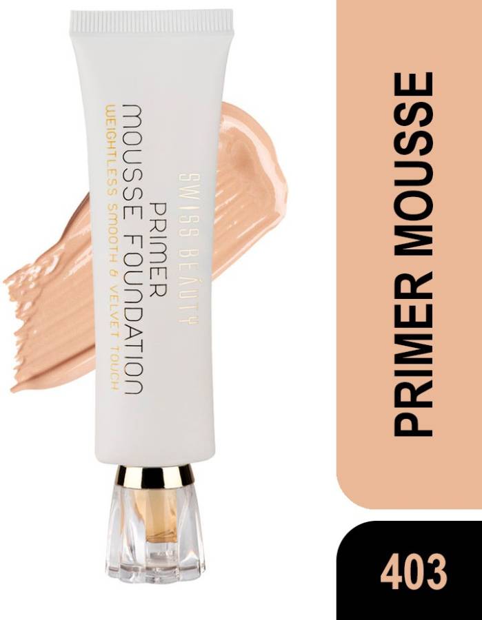 SWISS BEAUTY Foundation(primer mousse)-03 Foundation Price in India