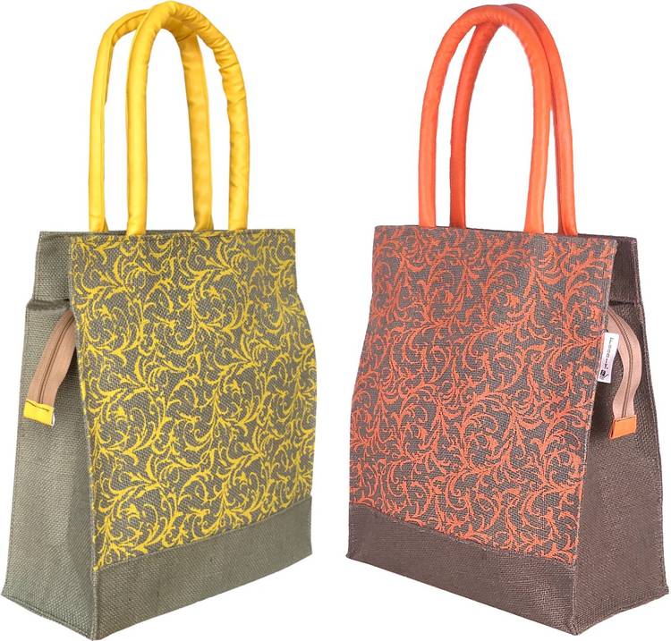 Women Orange, Yellow Tote