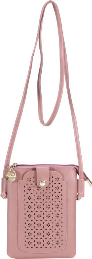 Pink Women Sling Bag - Regular Size Price in India