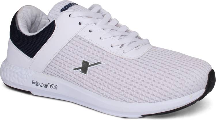 Men SM-398 White Navy Blue Walking Shoes For Men