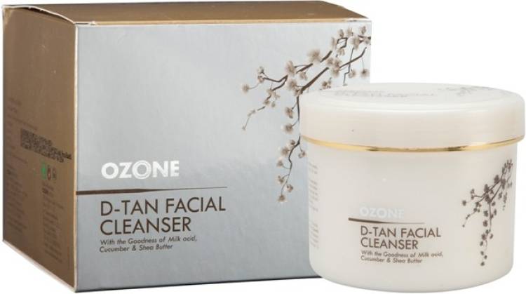 OZONE D Tan Facial Cleanser with the Goodness of Cucumber, Milk & Shea Butter Price in India