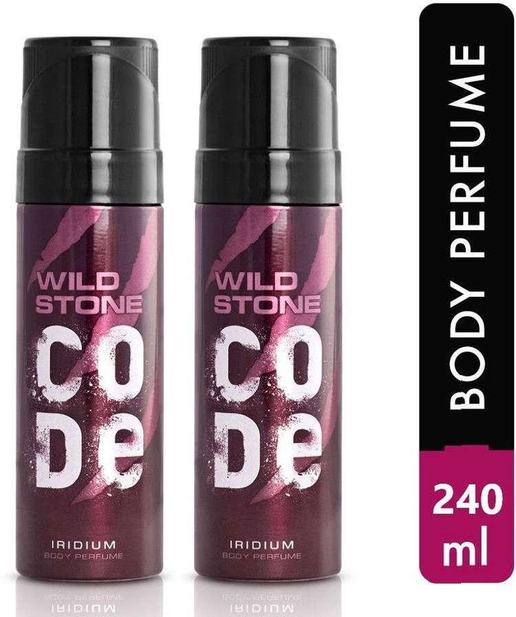 Wild Stone IRIDIUM Perfume Body Spray  -  For Men & Women