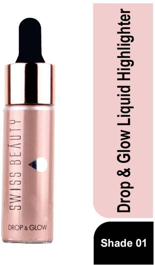 SWISS BEAUTY Blusher Liquid Highlighter SB-810 01-Light Pink Highlighter Price in India