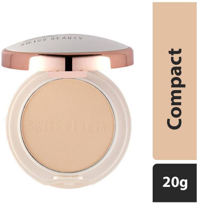 SWISS BEAUTY OIL CONTROL COMPACT SB-407 02-Light Medium Compact Price in India