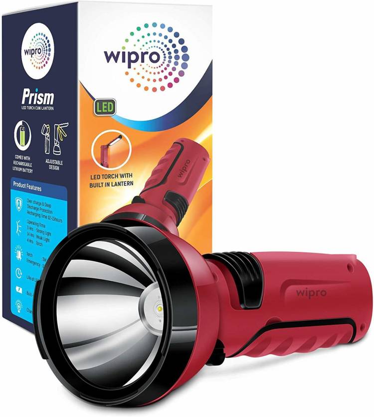 Red And Black Led Rechargeable Torch at Best Price in New Delhi