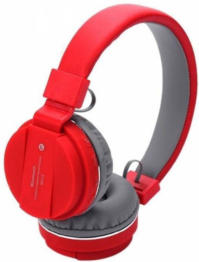 stareglance SH12 RED Bluetooth K1 Headphone Wired Headset