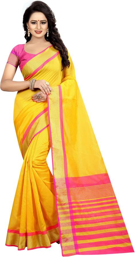 Woven Daily Wear Cotton Silk Saree