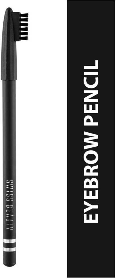 SWISS BEAUTY EYEBROW PENCIL 1202 101-Black Price in India