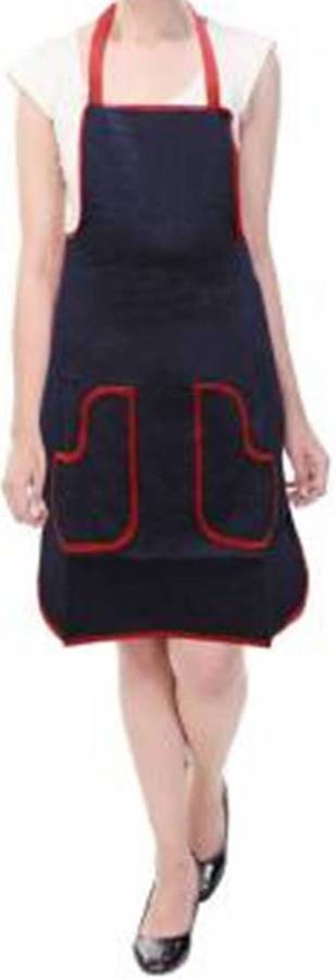 AadyaShoppings Denim Home Use Apron - Free Size