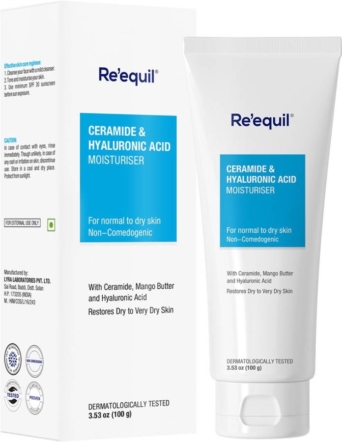 Re'equil CERAMIDE & HYALURONIC ACID MOISTURISER FOR NORMAL TO DRY SKIN Price in India