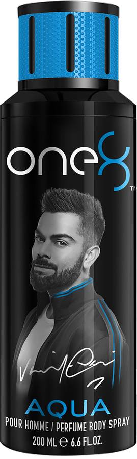 one8 by Virat Kohli Aqua Perfume Body Spray 200 ml-Men Perfume Body Spray  -  For Men