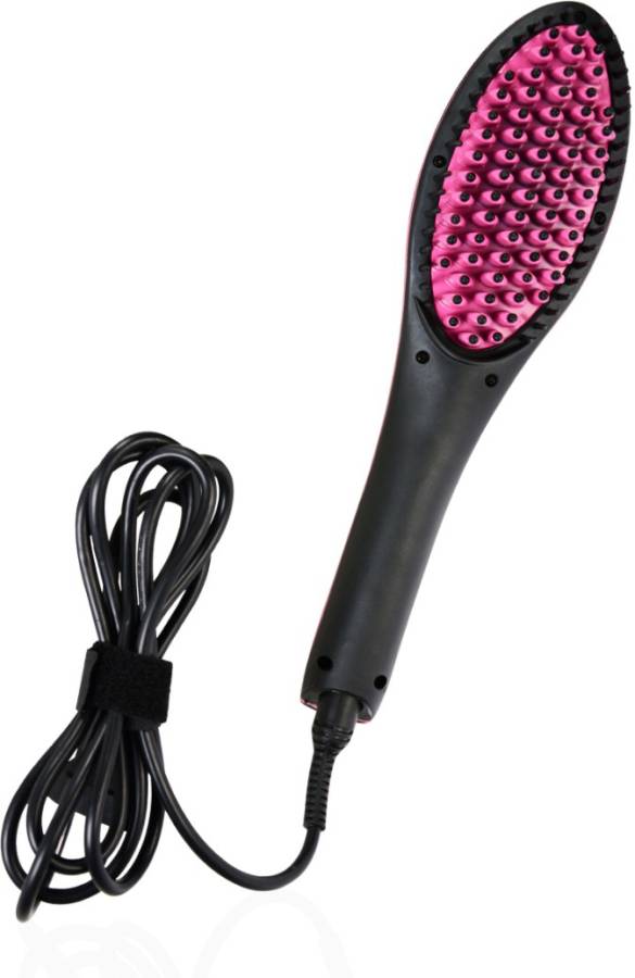 ANAND INDIA Professional Electric Hair Straightener Brush with Temperature Control and Digital Display Hair Straightener Brush Price in India