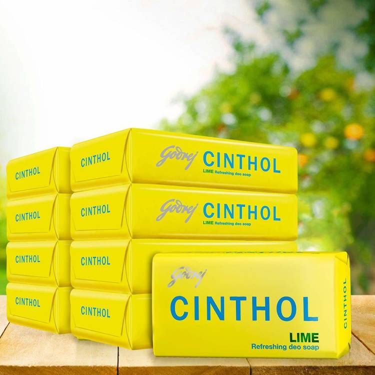 Cinthol Lime Soap, 100g (Pack of 9)