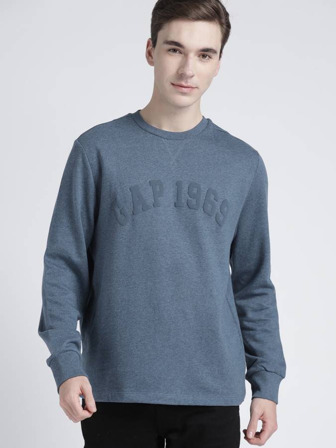 Full Sleeve Solid Men Sweatshirt Price in India