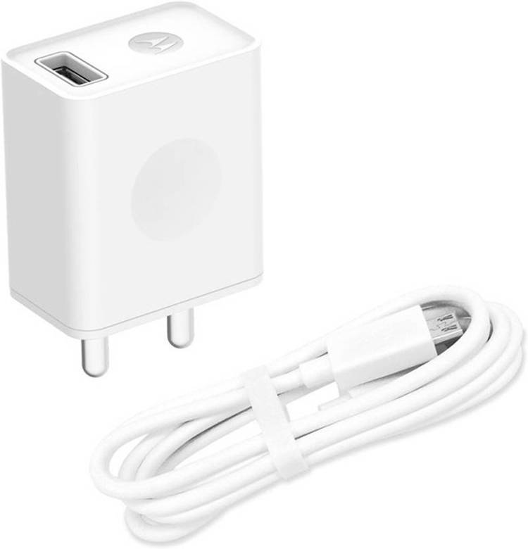 Motorola USB Rapid Charger with Micro-USB Data Cable Fast charging 2 A Mobile Charger with Detachable Cable