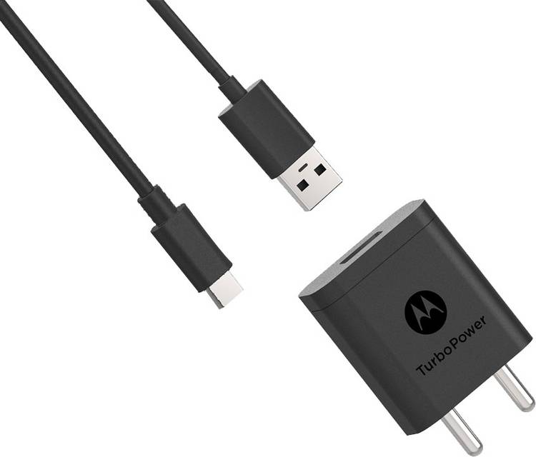 MOTOROLA SJSC54-C 18W Qualcomm 3.0 Turbo Power with Type C Cable 18 W 3.1 A Mobile Charger with Detachable Cable