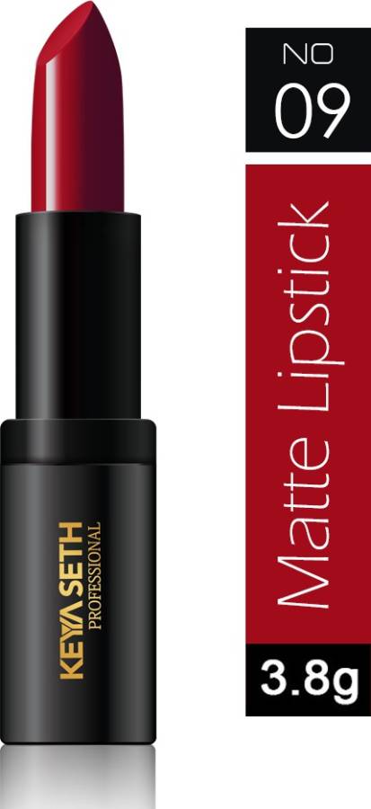 KEYA SETH AROMATHERAPY Matte Lipstick 09 Deep Bright Red Price in India
