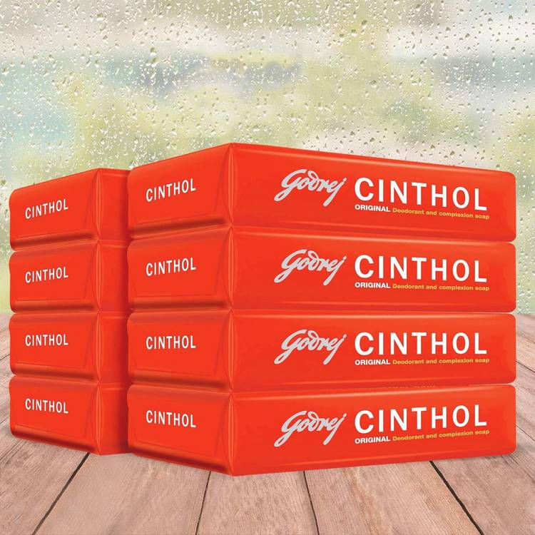 Cinthol Original Soap, 100g (Pack of 8)