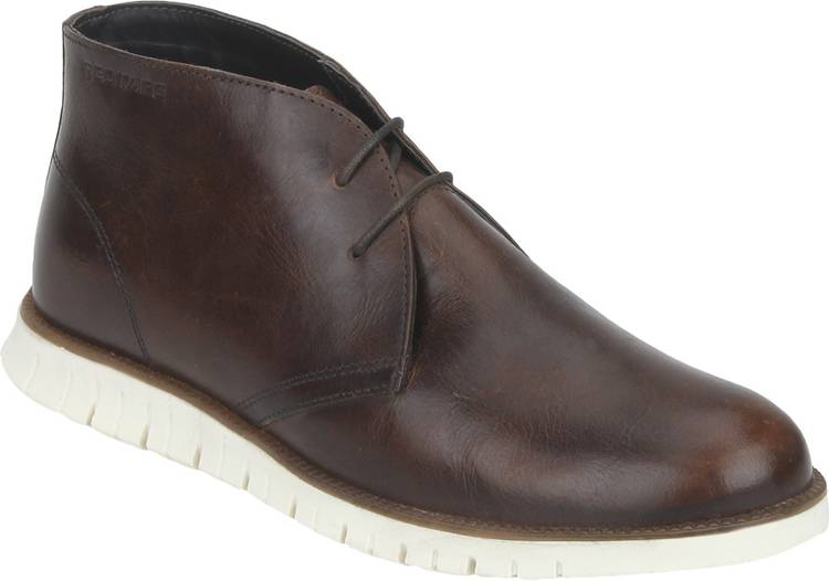 Men Leather Chukka Corporate Casuals For Men