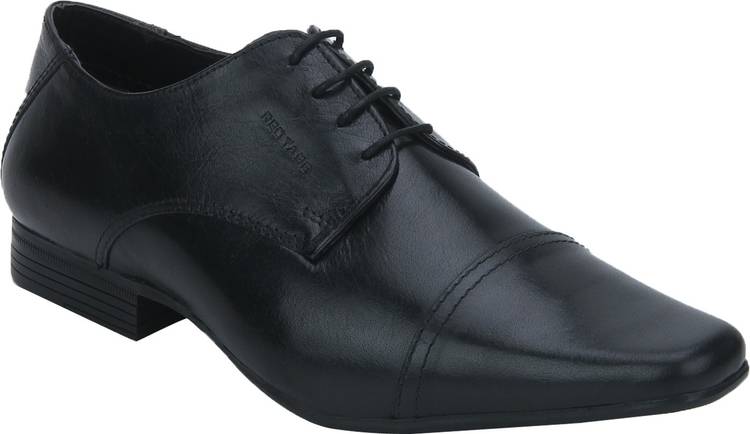 Genuine Leather Toecap Lace Up For Men