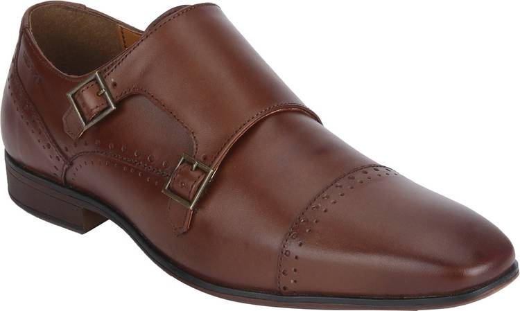 Formal Leather Monk Strap For Men