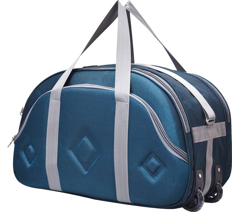 Fast look (Expandable) super premium quality polyester light weight duffel bag (sea green) Duffel Strolley Bag