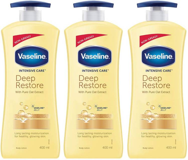 Vaseline Intensive Care Deep Restore Body Lotion For Dry Skin Price in India