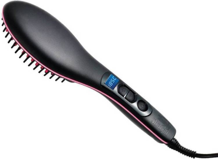 guru om simply hair straightner Hair Straightener Brush (multi) GO-simply hair straightner Hair Straightener Price in India