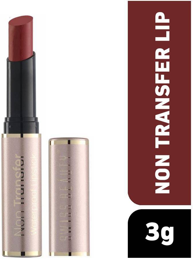 SWISS BEAUTY Non Tranfer Long Lasting Lipstick SB-S17 Price in India