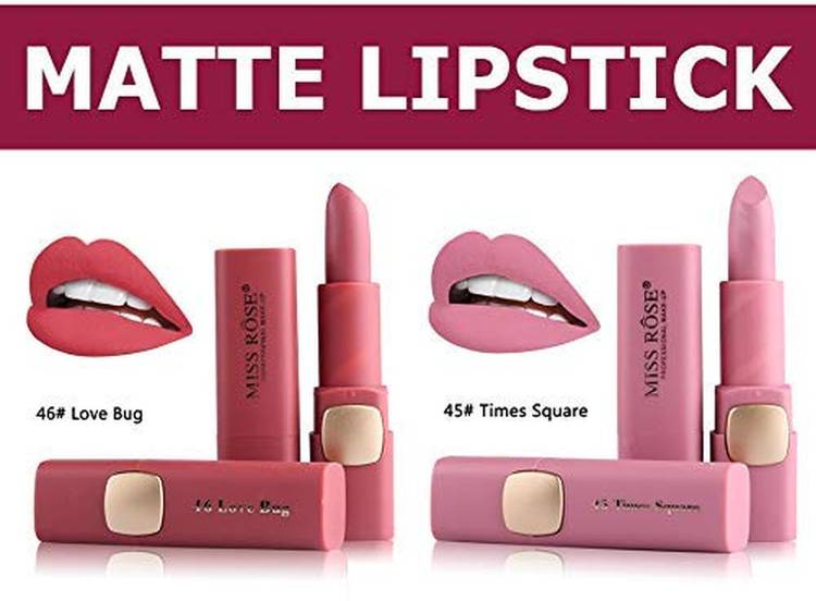 MISS ROSE MATTE LIPSTICKS COMBO PACK Price in India