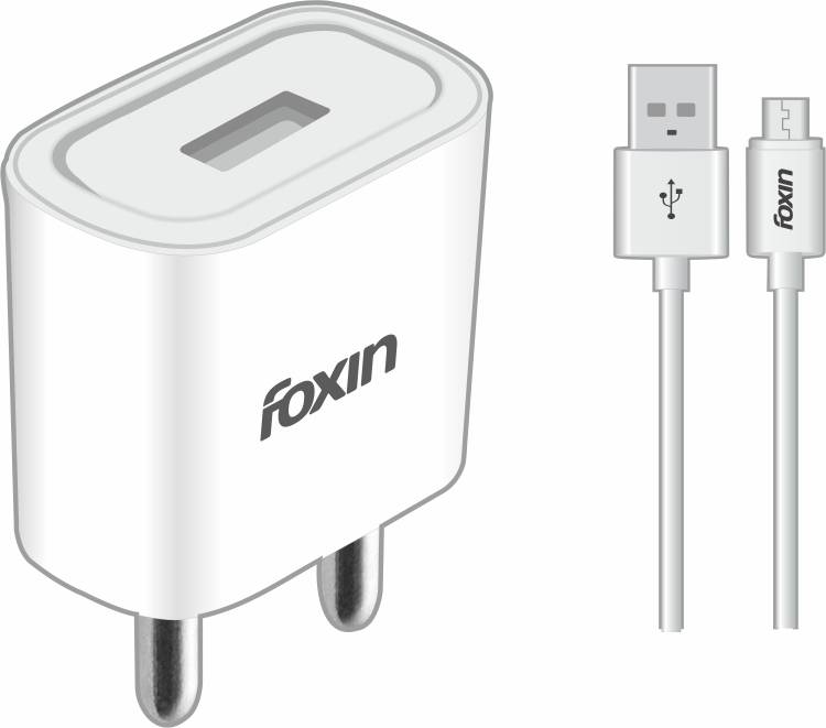 Foxin FPA-126 2.1 A Mobile Charger with Detachable Cable