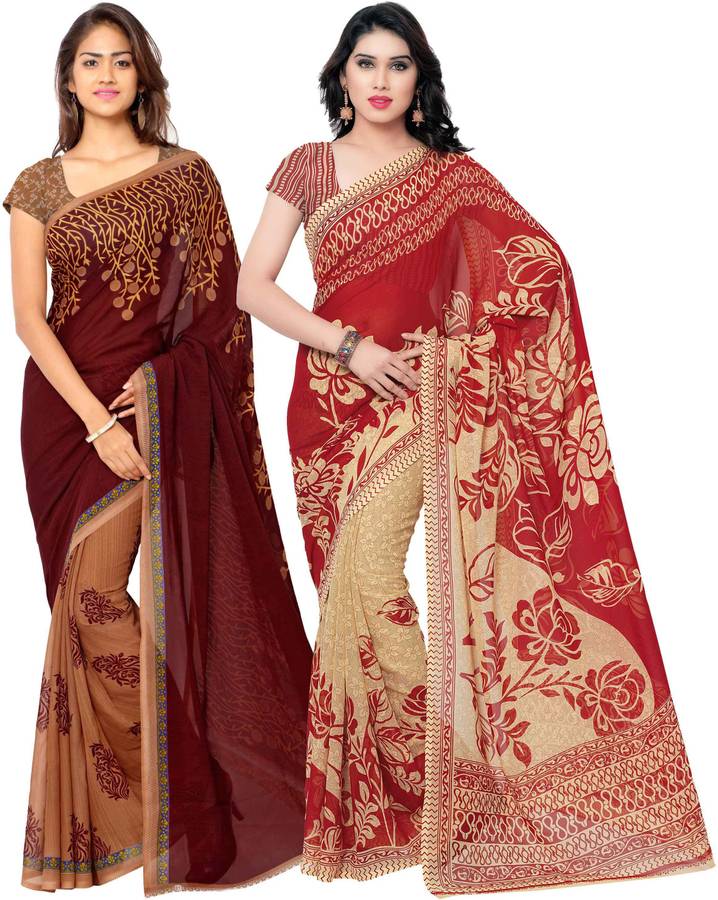 Printed Daily Wear Georgette Saree