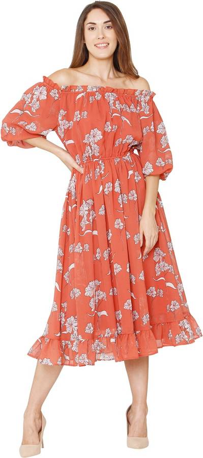 Women Gathered Pink Dress