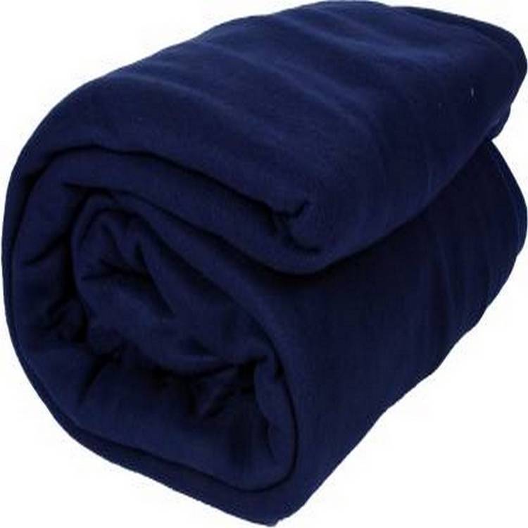 IVS HOME Solid Double Fleece Blanket