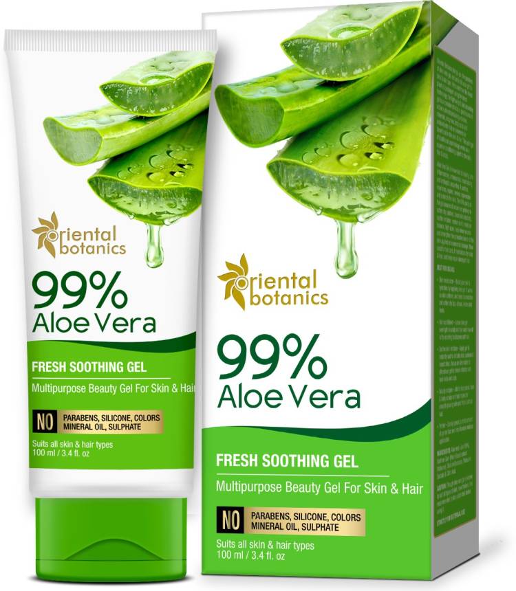 Oriental Botanics 99% Aloe Vera Gel - Multipurpose Beauty Gel for For Skin & Hair Price in India